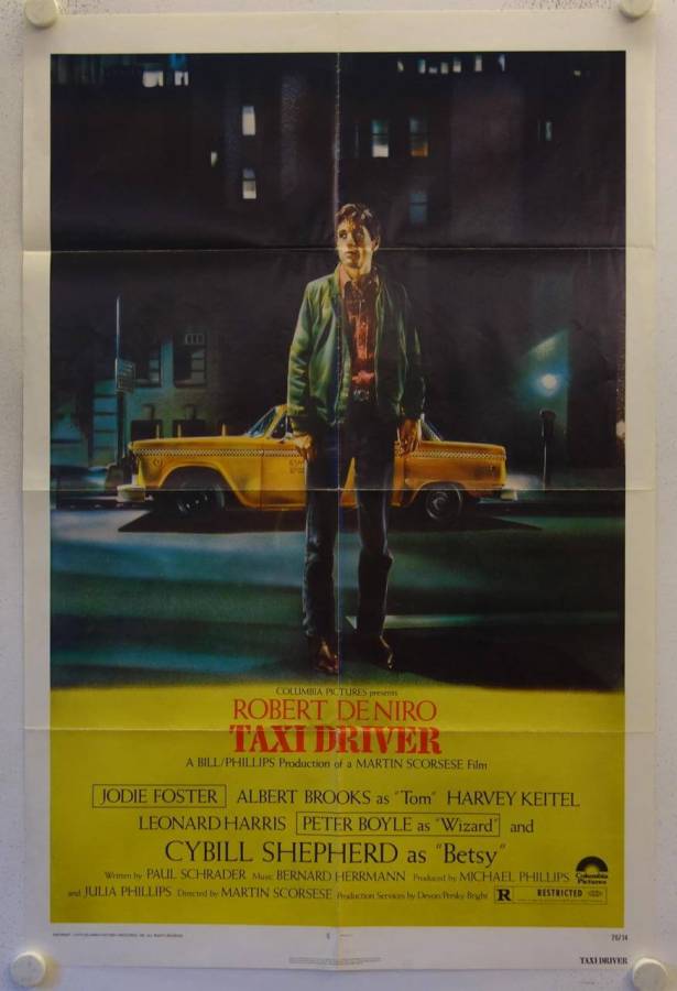 Taxi Driver originales US Onesheet Filmplakat